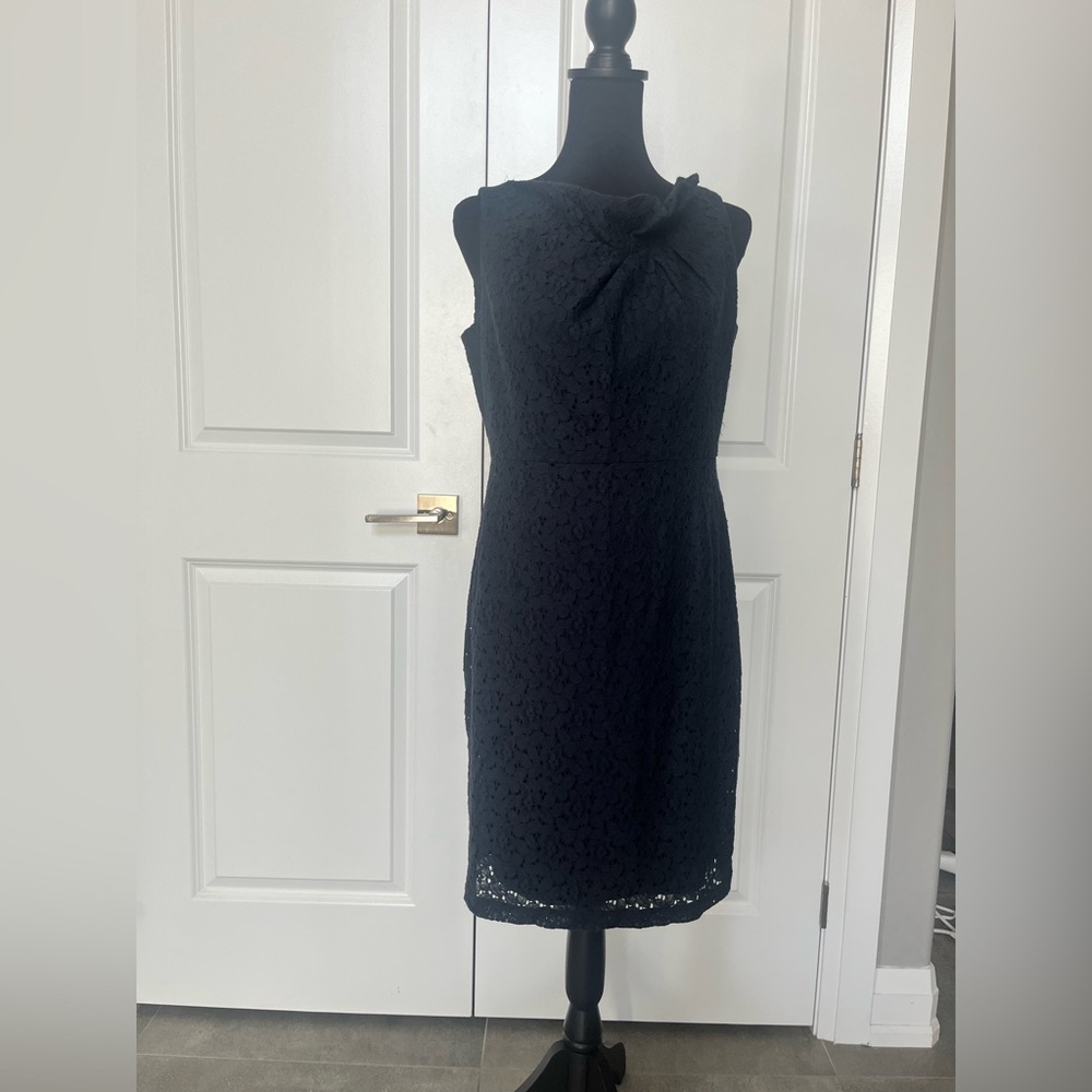 Navy Blue Lace Dress size 8 04-51